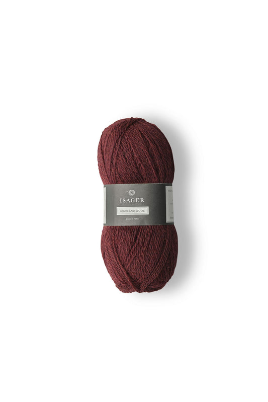 Isager Highland Wool - Wine
